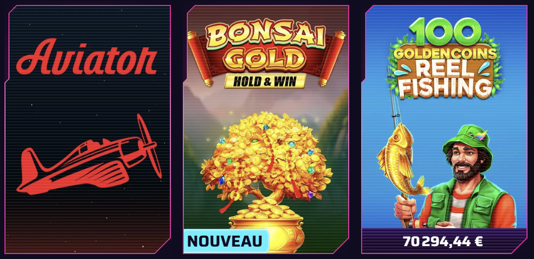Bonus de bienvenue
